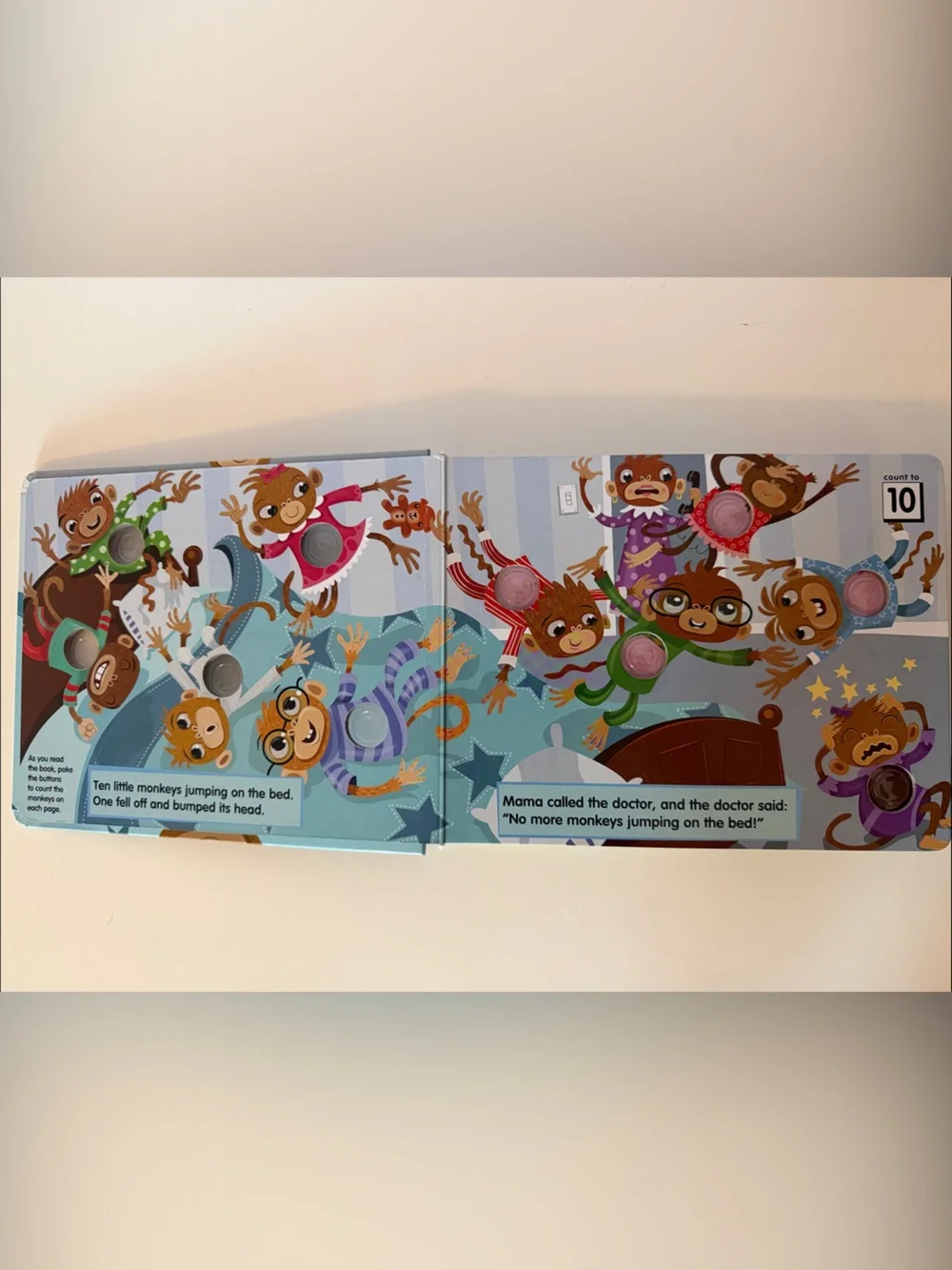 Poke a Dot Book- 10 Little Monkeys